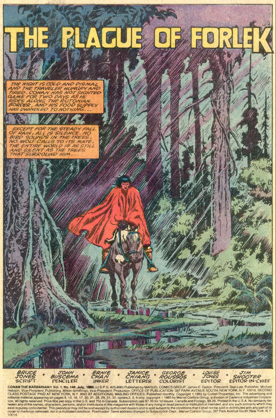 Read online Conan the Barbarian (1970) comic -  Issue #148 - 2