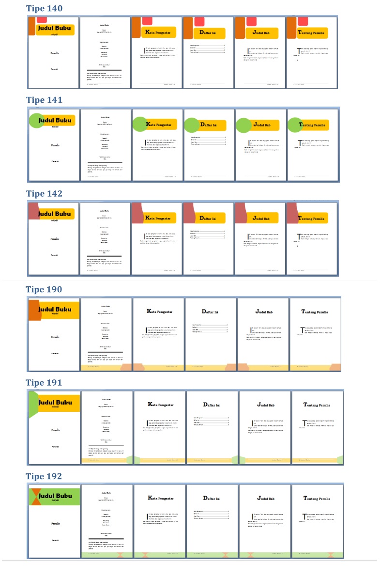 cara menata layout buku di word