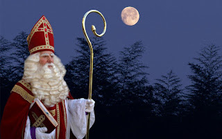 Sint met mijter en staf