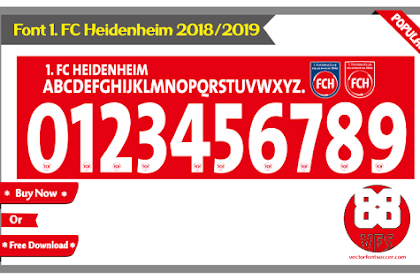 Vector Font 1. Heidenheim 2018/2019
