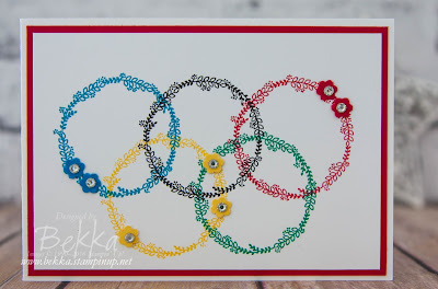 A Friendship Card Inspired By The Olympics.  Get the supplies to make this card here