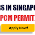 PCM Work Permit - Singapore 2018