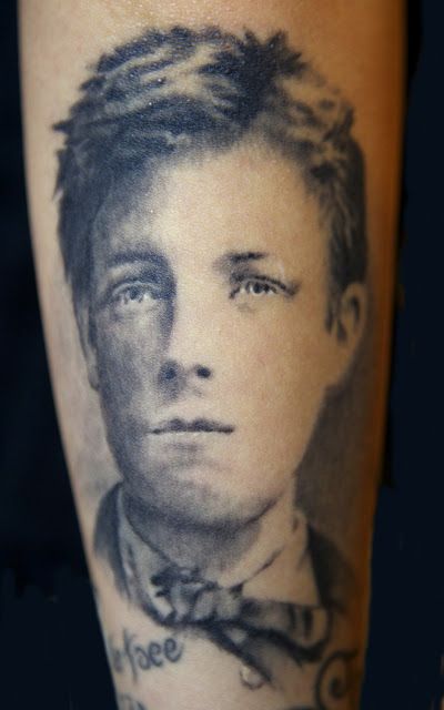 Tatuaje de Arthur Rimbaud