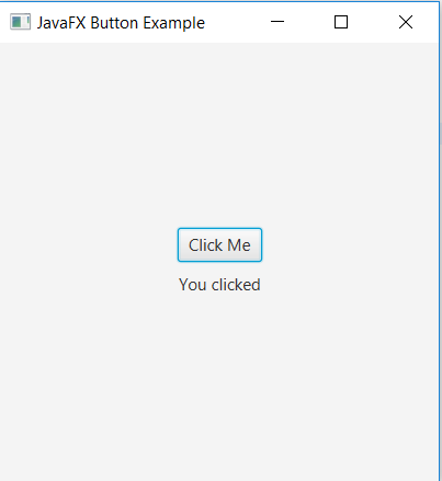 Programming for beginners: JavaFX: Button: Perform action on button click