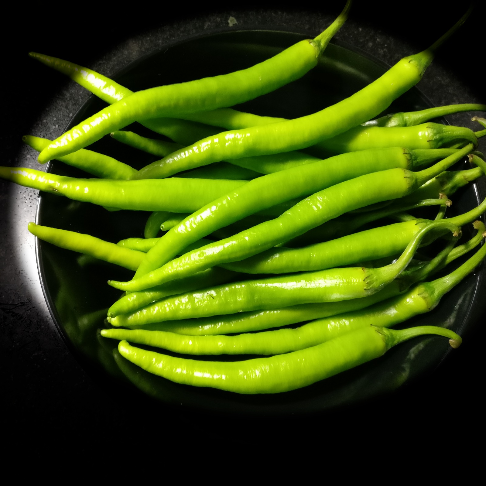 Veg Indian Cooking Pickled Green Chillies