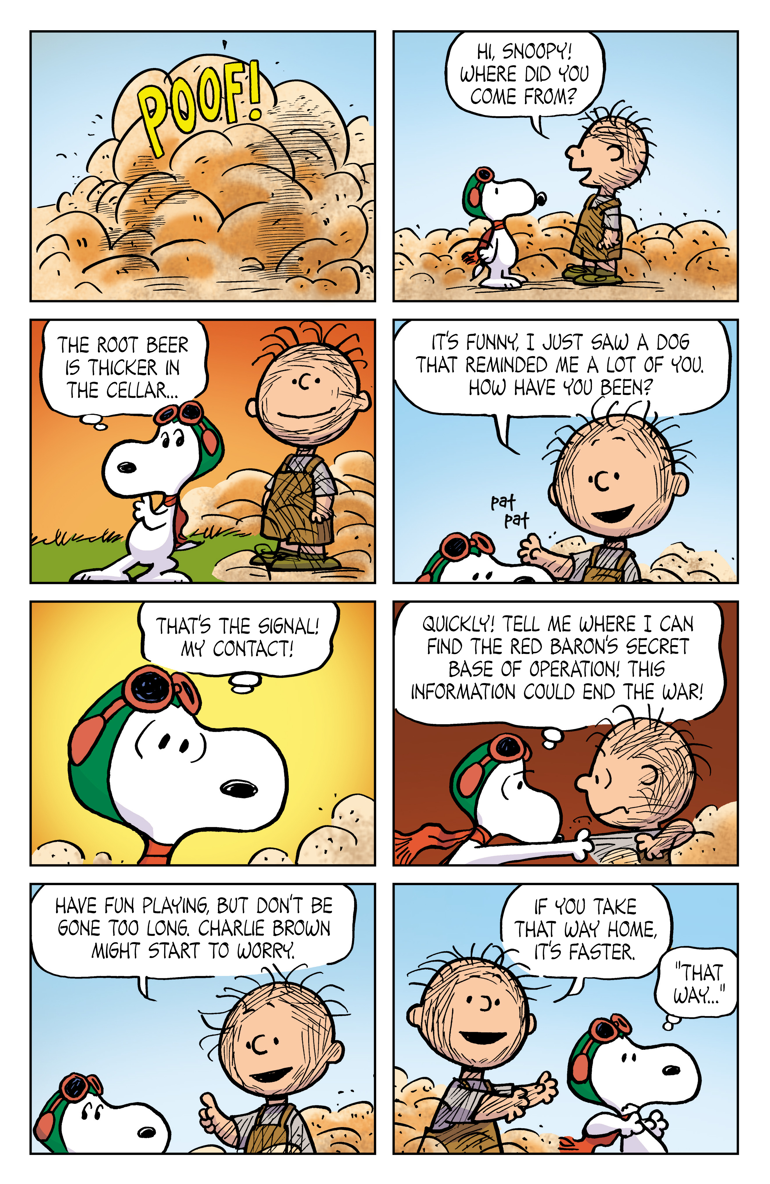 Read online Peanuts: Where Beagles Dare! comic -  Issue # Full - 38