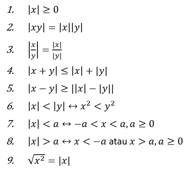 Contoh Soal Pertidaksamaan Nilai Mutlak Kls 10