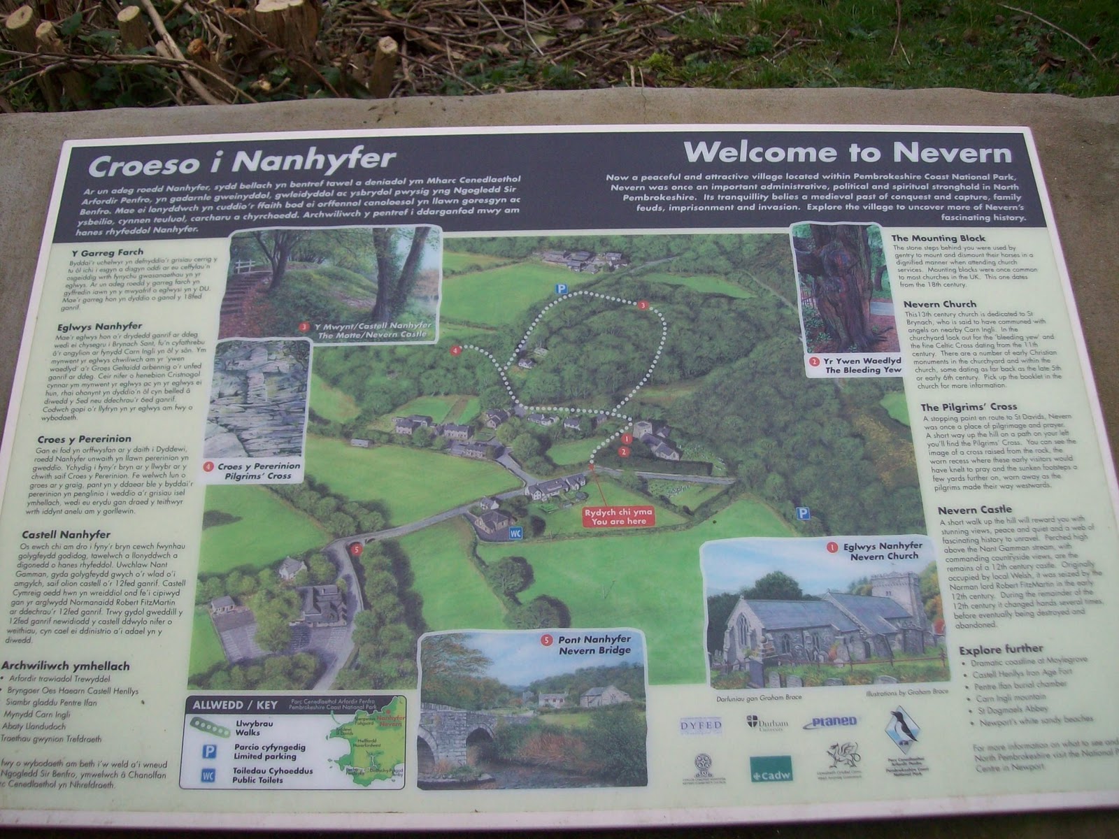 Random Daily Walks: NEVERN LOOP