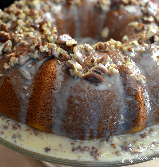 Our family LOVES this cake and we enjoy it every Fall! THE BEST pecan pumpkin bundt cake. Our family LOVES this cake and we enjoy it every Fall! THE BEST pecan pumpkin bundt cake.