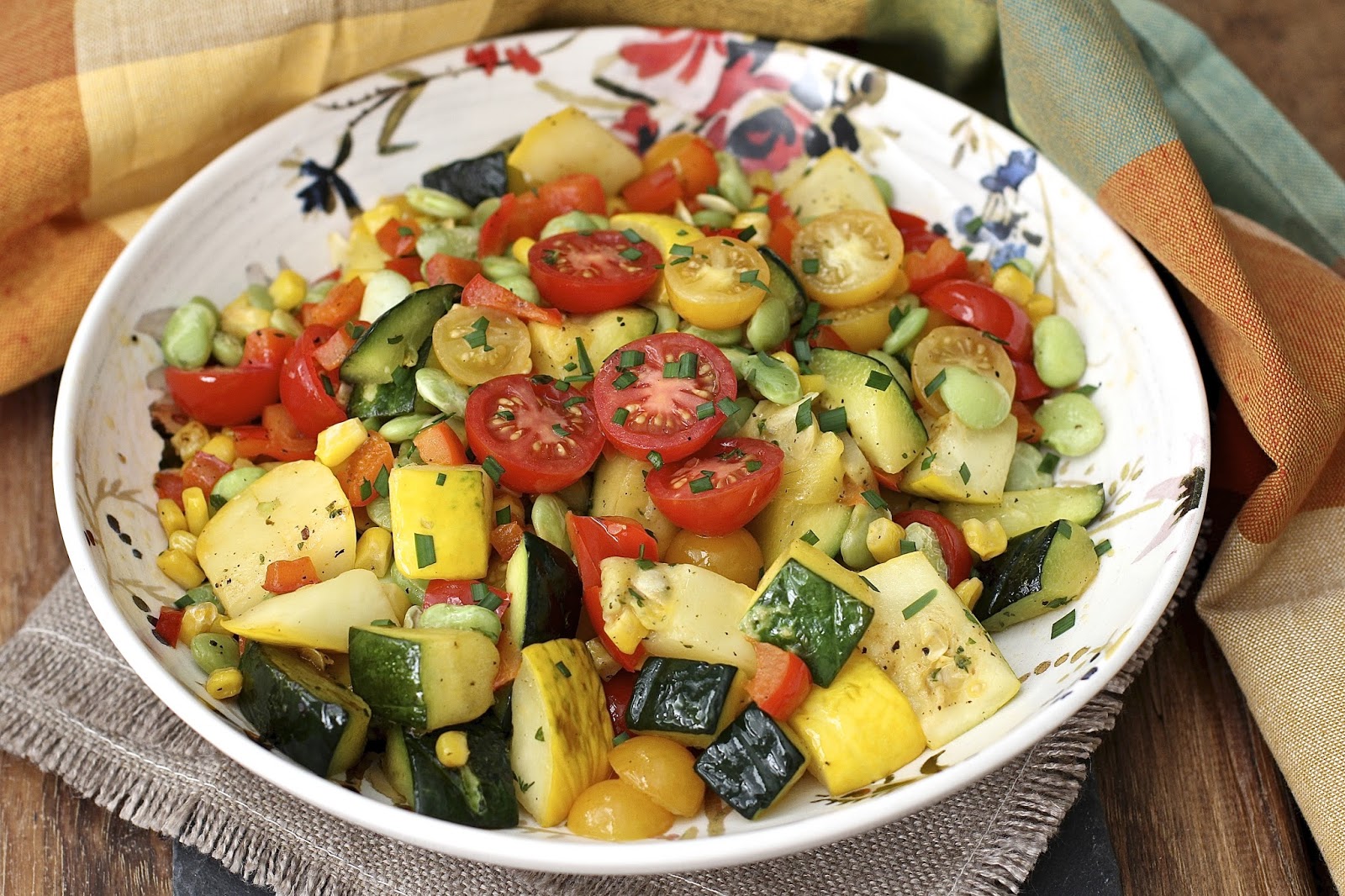 Summer Squash Succotash Karen's Kitchen Stories