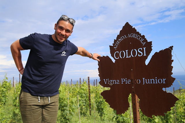 Pietro Junior, Colosi vineyard, Salina, Sicily