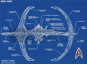 FLEETYARD STAR TREK modeling blog: The Size of Deep Space Nine