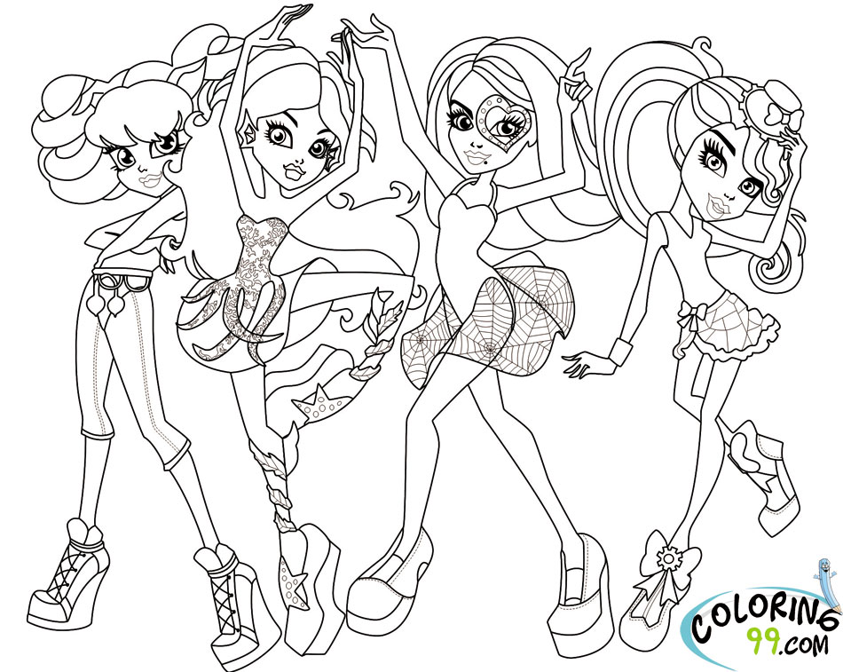 dance coloring pages for girls - photo #45