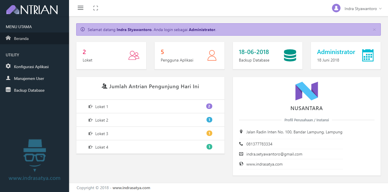 Aplikasi Antrian Loket