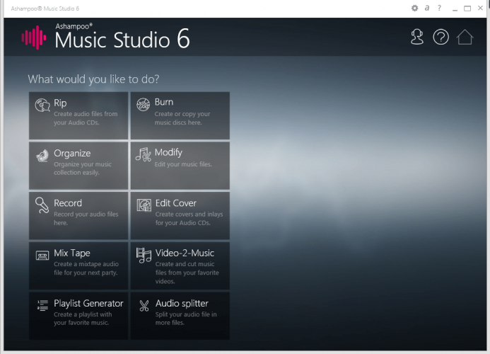 قص الاغاني مع العملاق Ashampoo Music Studio