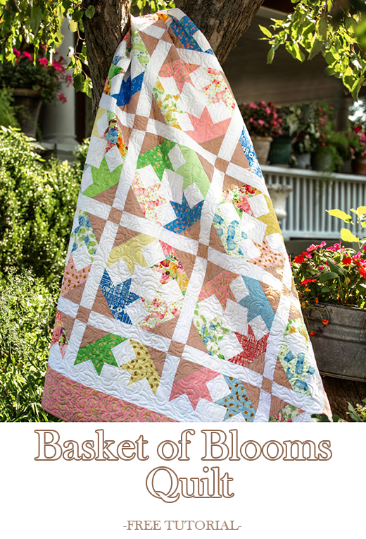 Quilting Land Basket of Blooms Quilt