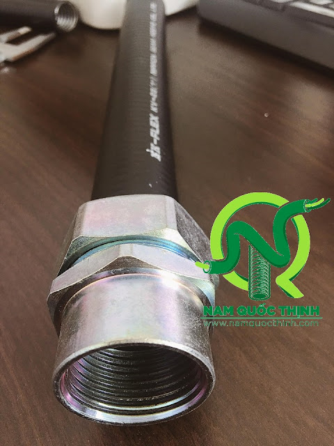 Ống Ruột Gà thép bọc nhựa chống thấm dầu Nippon Seam 1