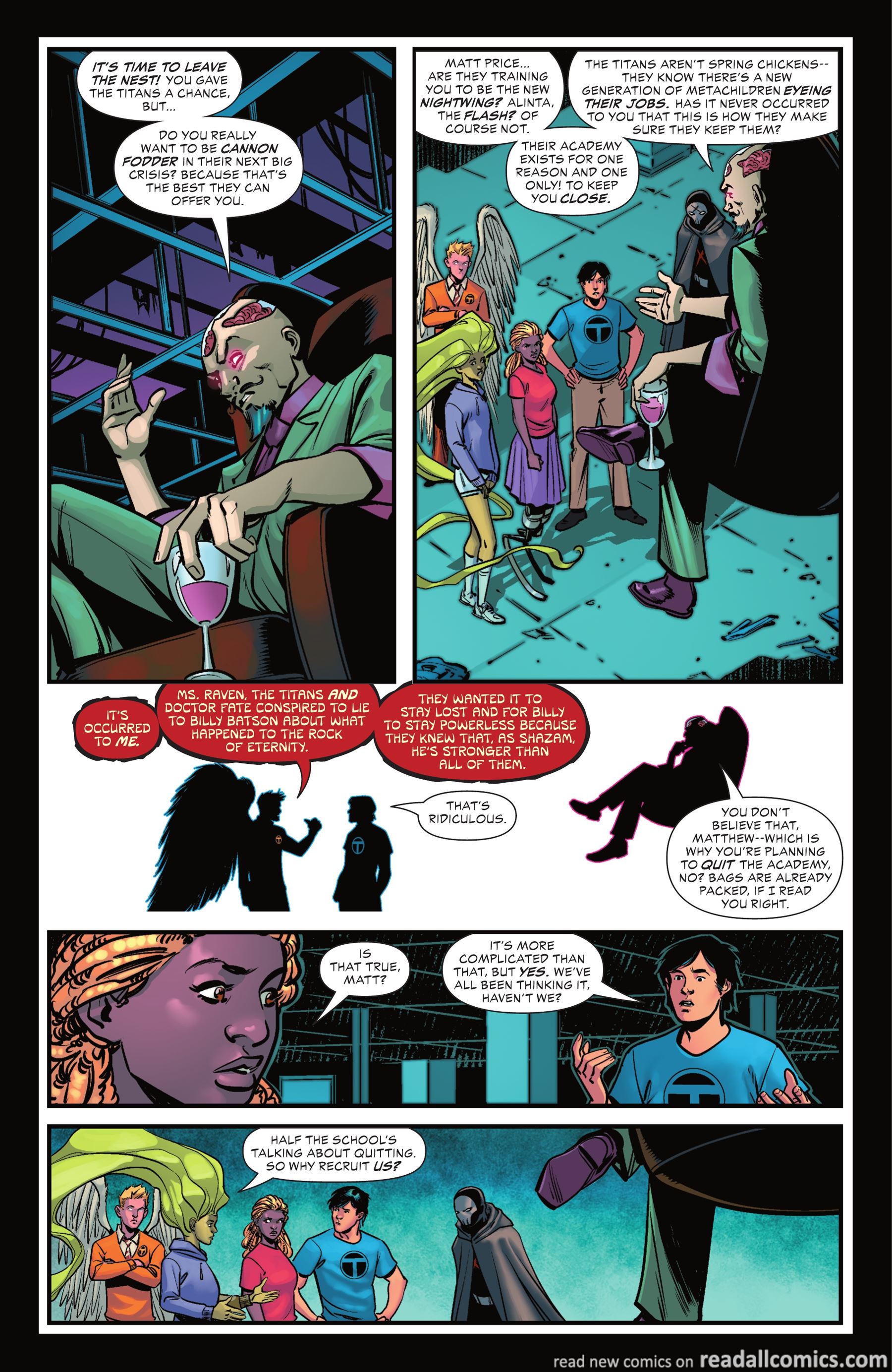 Teen Titans Academy #1 chapter 9 page 17