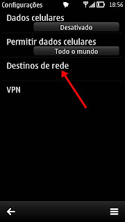 Configurações de wi-fi nokia 701