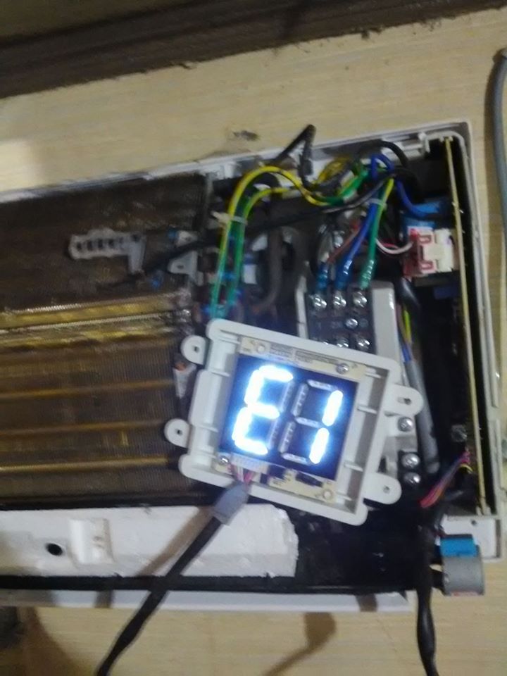 AIRTECH AC Jasa service ac mengatasi kode error E1 pada ac aux