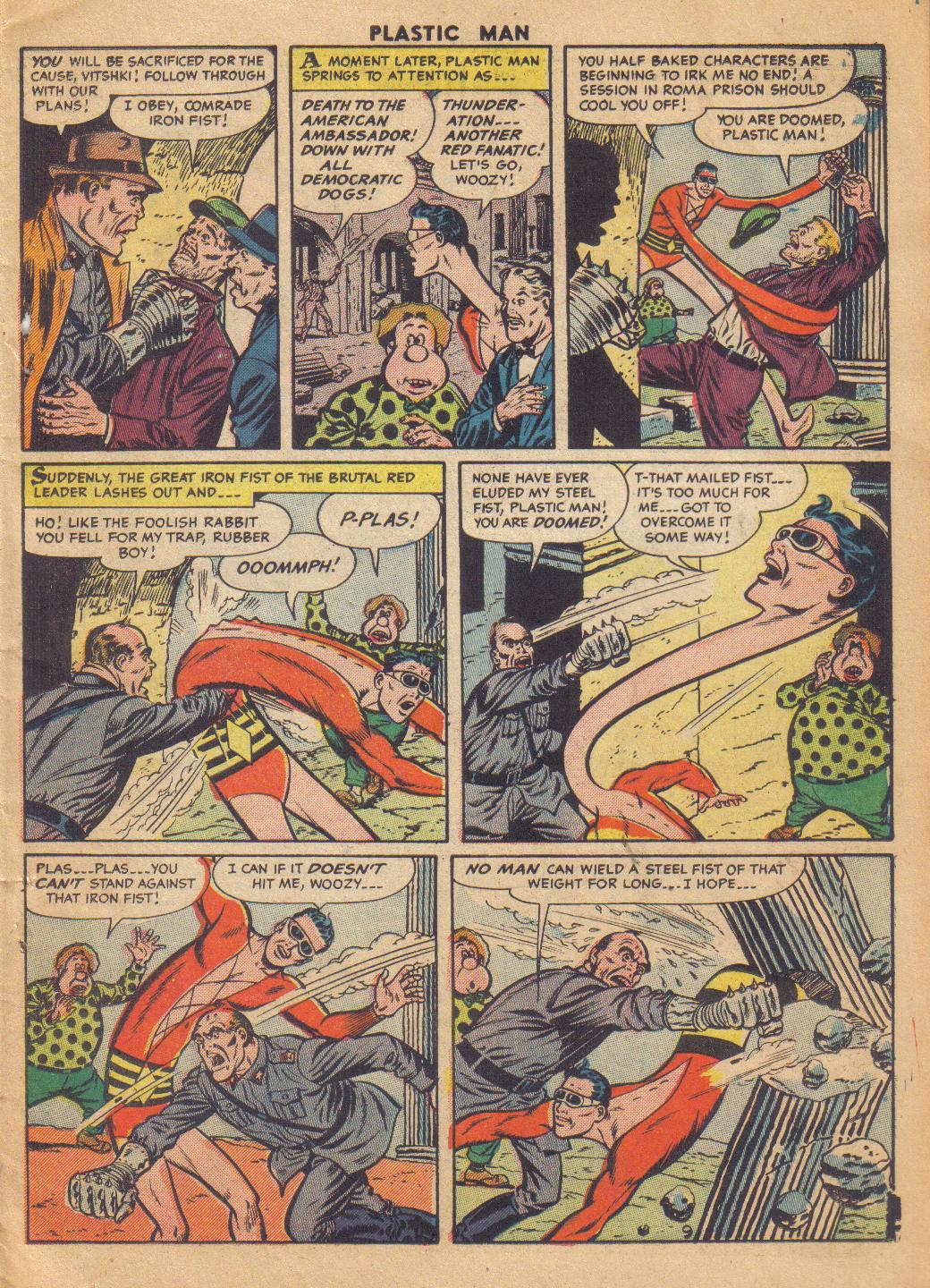 Read online Plastic Man (1943) comic -  Issue #50 - 11