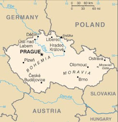 Map Tsjechië