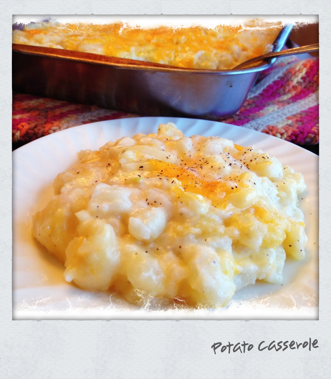 Pink Cookies with Sprinkles Potato Casserole! (with NO Cream Soup)