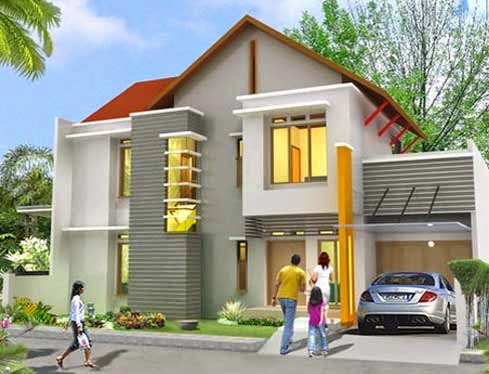 Gambar Rumah Idaman Sederhana 2 Lantai | Desain Rumah Idaman Minimalis