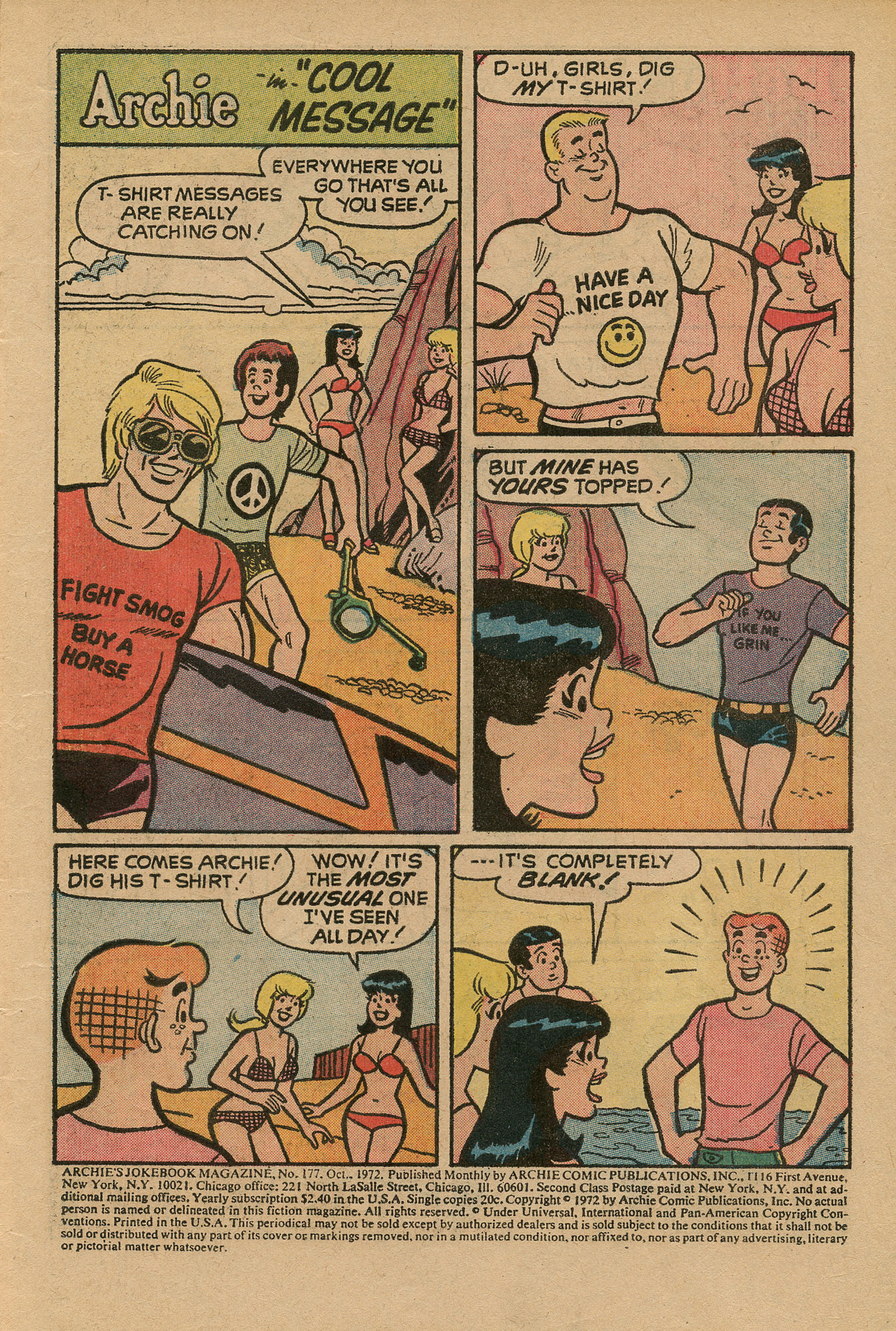 Read online Archie's Joke Book Magazine comic -  Issue #177 - 3