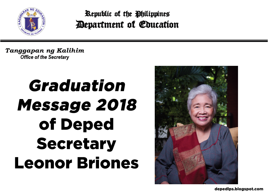 Commencement speech picture