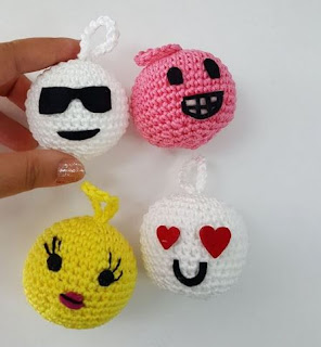 PATRON GRATIS EMOTICONO AMIGURUMI 33099