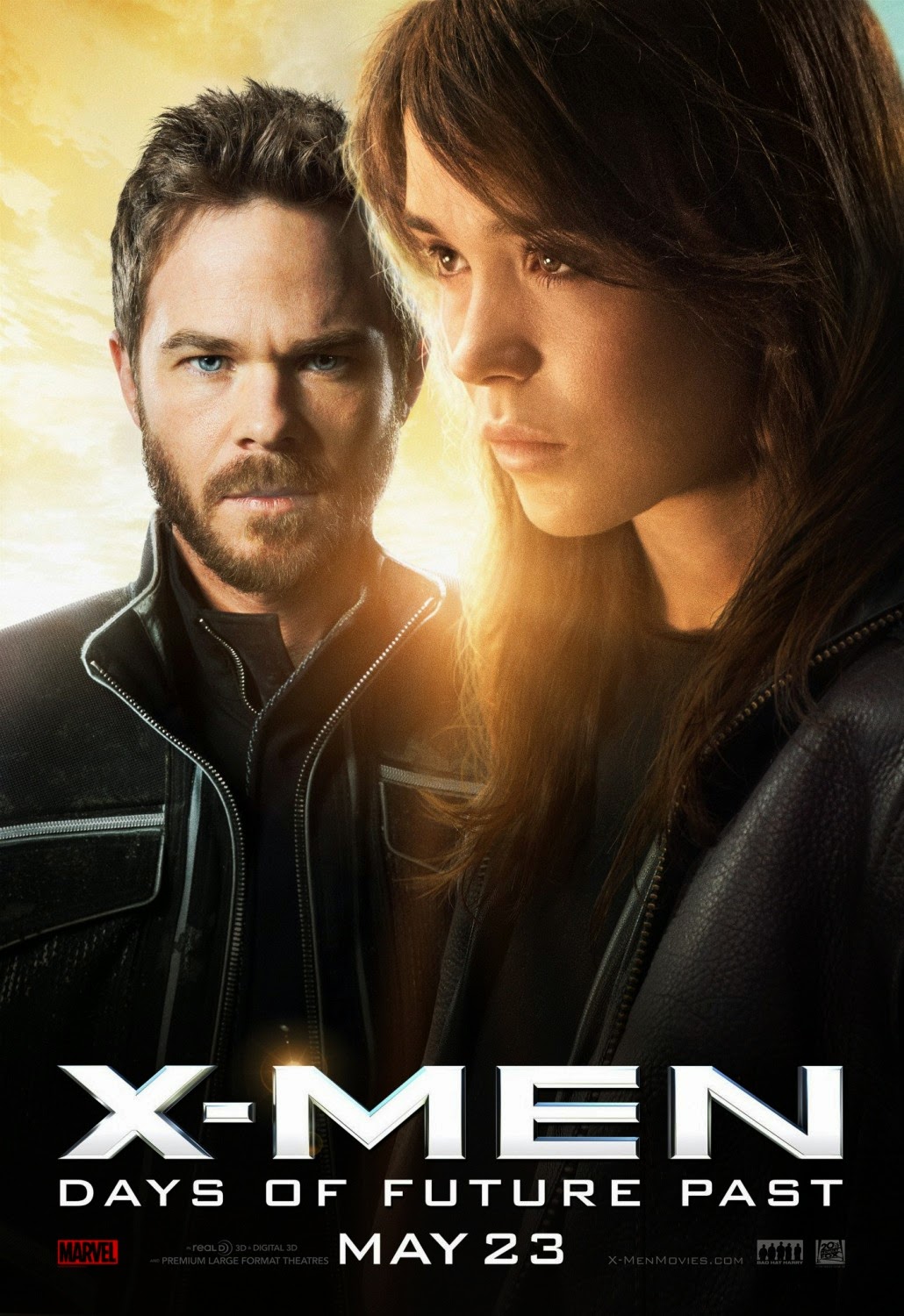 X-Men Days of Future Past Character Movie Poster Set - Shawn Ashmore as Iceman & Ellen Page as Kitty Pryde