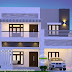 2210 sq-ft 4 BHK modern residence