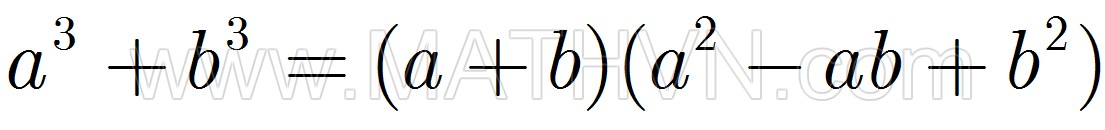 các hằng đẳng thức đáng nhớ