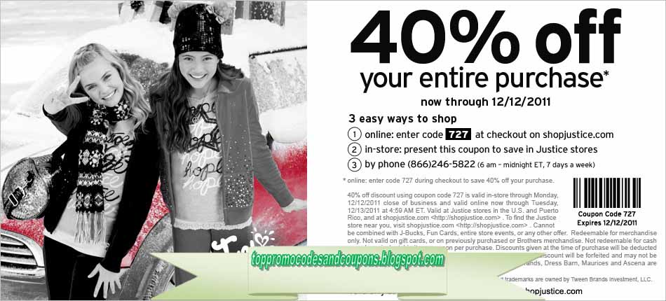 Cost-free Promo Codes and Coupon codes 2019: Justice For Gals Discount codes graphic about Justice Coupons Printable named Free of charge Promo Codes and Coupon codes 2019: Justice For Ladies Discount coupons