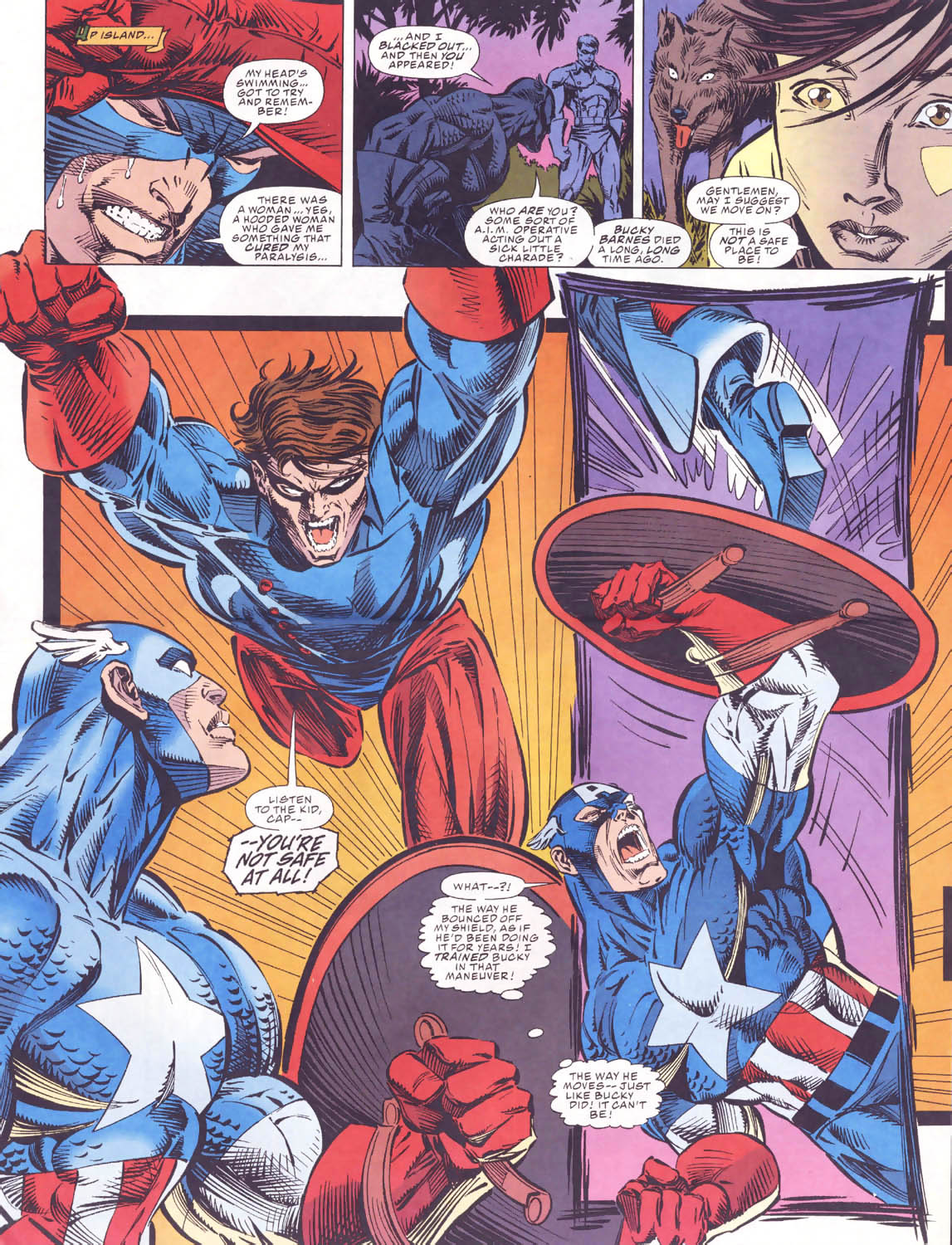 Captain America (1968) Issue #440b #393 - English 10