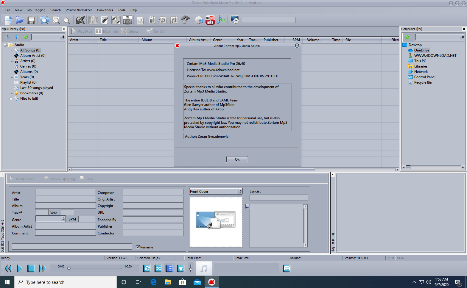 DOWNLOAD Zortam Mp3 Media Studio Pro Full version