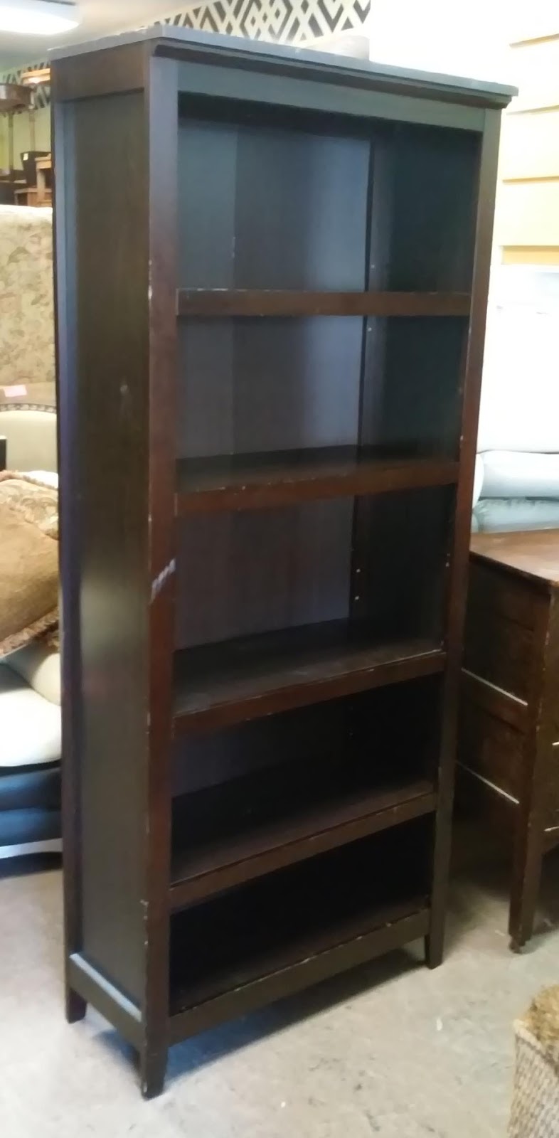 UHURU FURNITURE & COLLECTIBLES SOLD 6' Modern Espresso Shelf 75