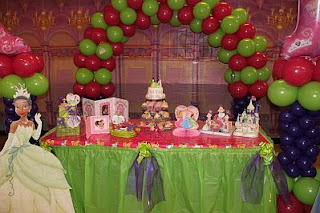Fiestas Infantiles, Decoracion La Princesa y el Sapo, Salones