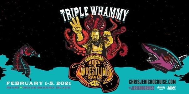 Крис Джерико объявил дату 3 круиза на лайнере «Triple Whammy»