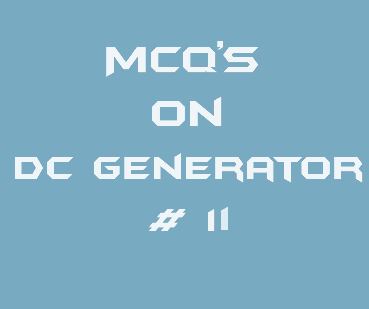 Multiple choice generator