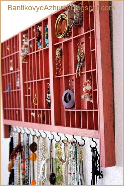 органайзер для украшений(бижутерии) своими руками