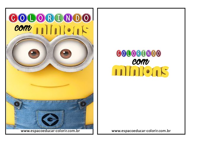 Livro de colorir dos Minions grátis para imprimir! Revista de colorir dos Minions - Minions pintar