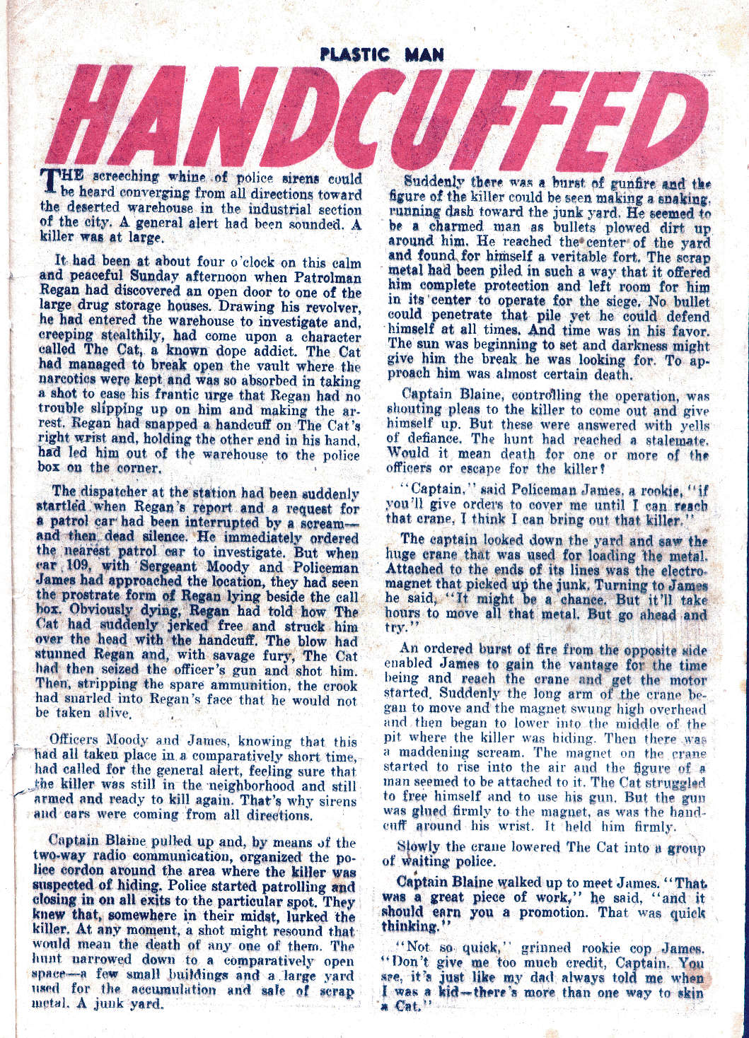 Read online Plastic Man (1943) comic -  Issue #49 - 25