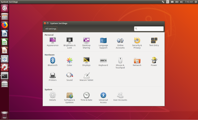 Ubuntu 18.04 Unity desktop