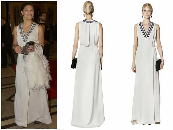 Crown Princess Victoria of Sweden wore By Malene Birger Sleeveless Long Dress