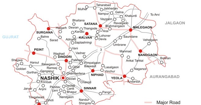 Nashik Taluka Village Map Maharashtra's Villages: Talukas In Nashik District | Nashik District Map |  Maharashtra Villages