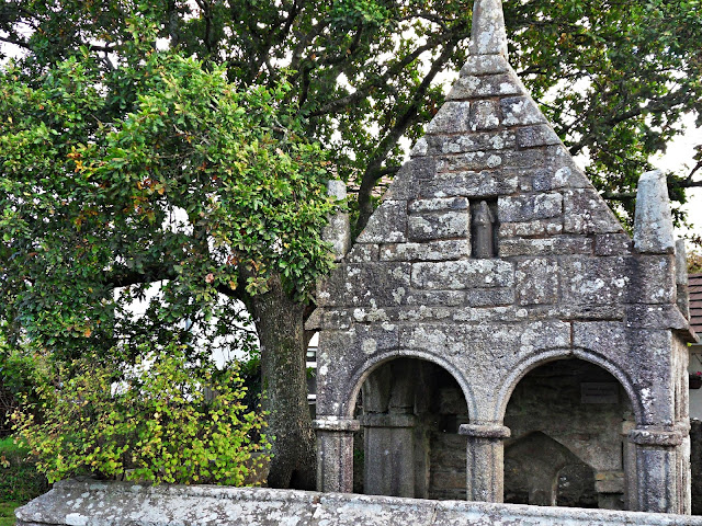 Front view of the Holy Well at St.Cleer, Cornwall
