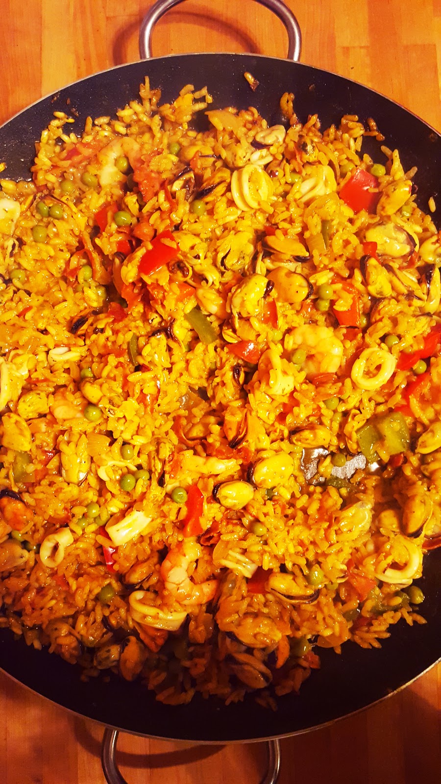 Spicy Seafood Paella: My Husbands Favourite Dish