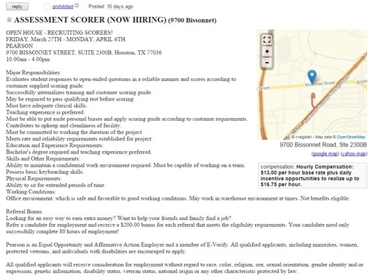 Jobs hiring in houston tx craigslist